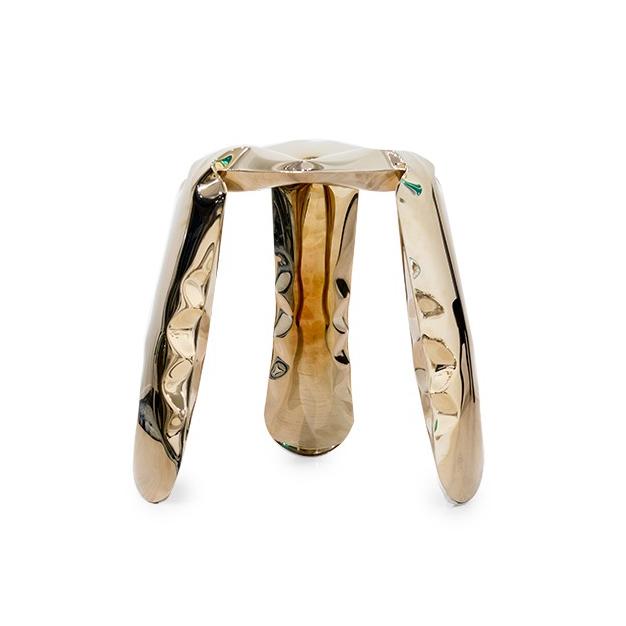 Heat Collection Plopp Stool - Flamed Gold - Zieta