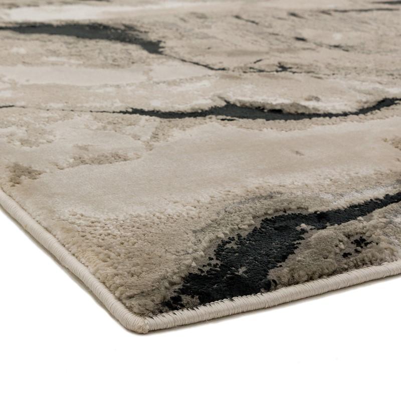 High Shine Quartz Abstract Rug