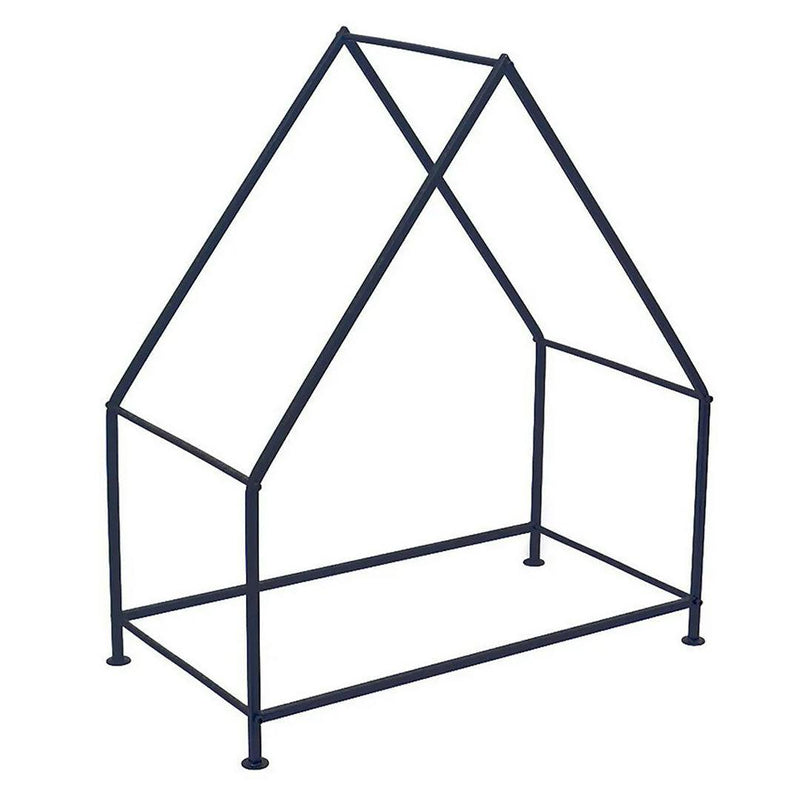 House Fireside Kindling Holder - Black