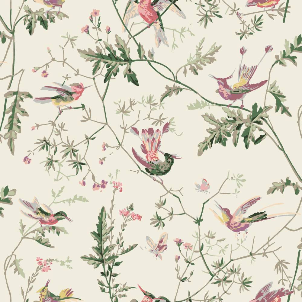 Hummingbirds 100% Cotton Fabric - Cole & Son
