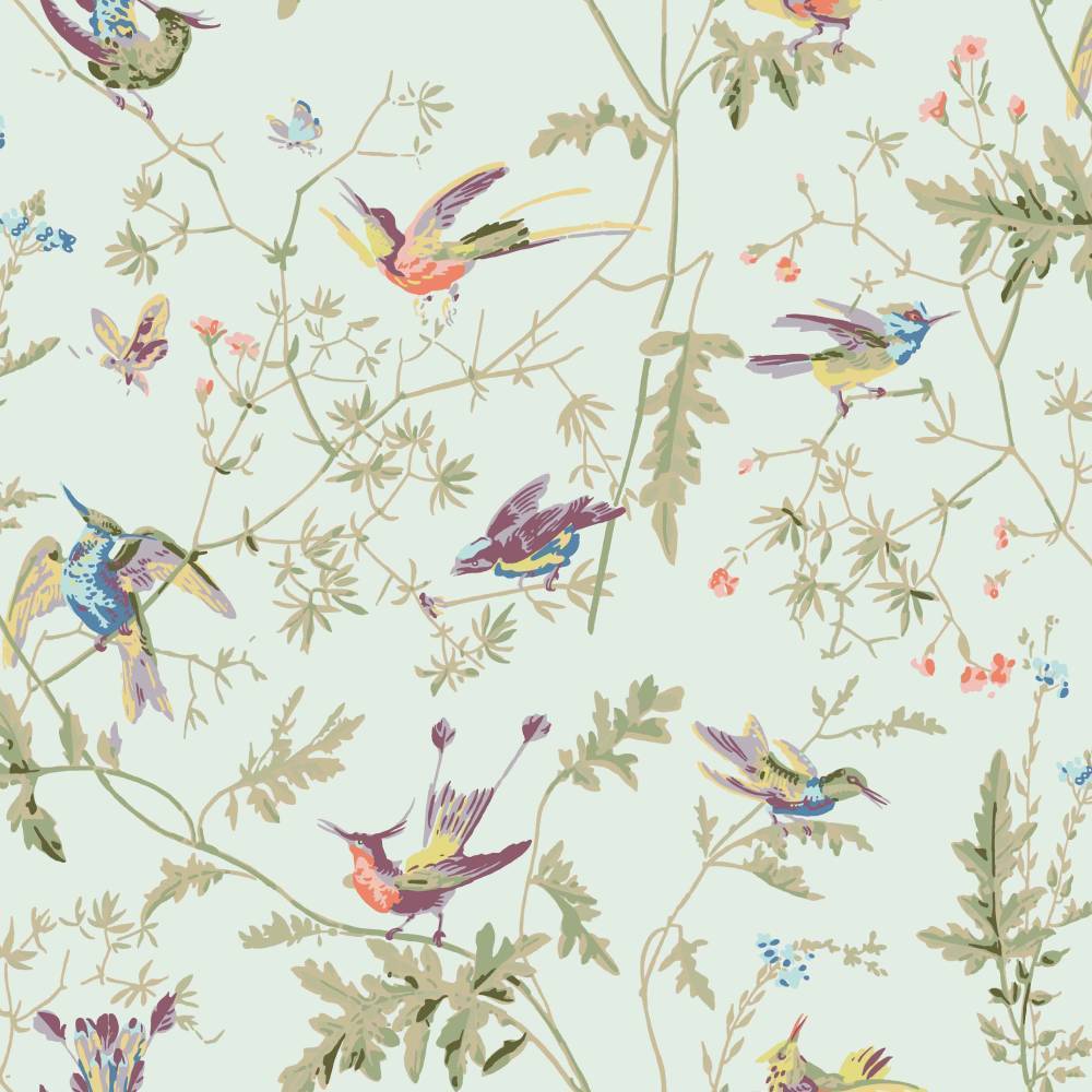 Hummingbirds 100% Cotton Fabric - Cole & Son