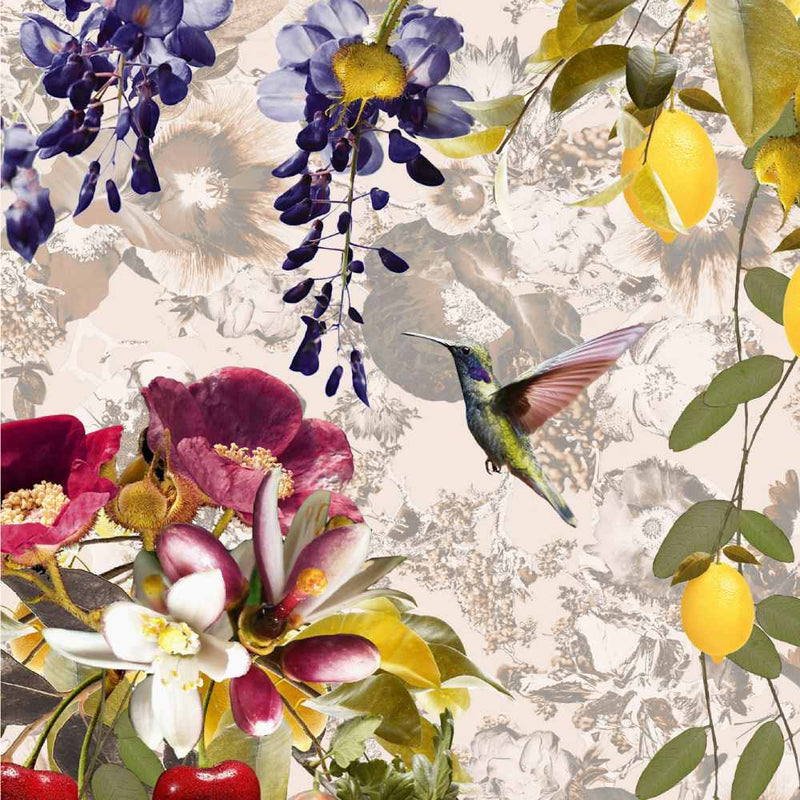 Hummingbirds Secret Garden Wallpaper - Tropical - Good & Craft