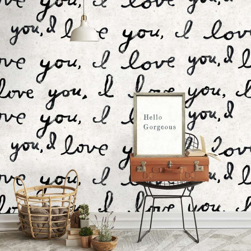 I Love You, I Love You Wallpaper - Set of 3 Rolls - MINDTHEGAP