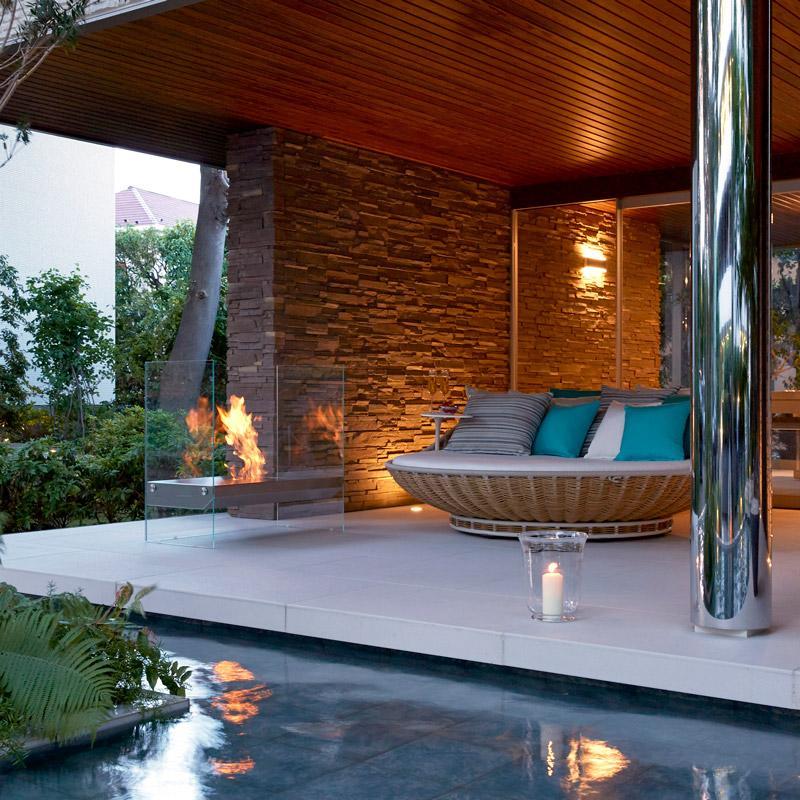 Igloo Freestanding Bioethanol Fireplace - EcoSmart Fire