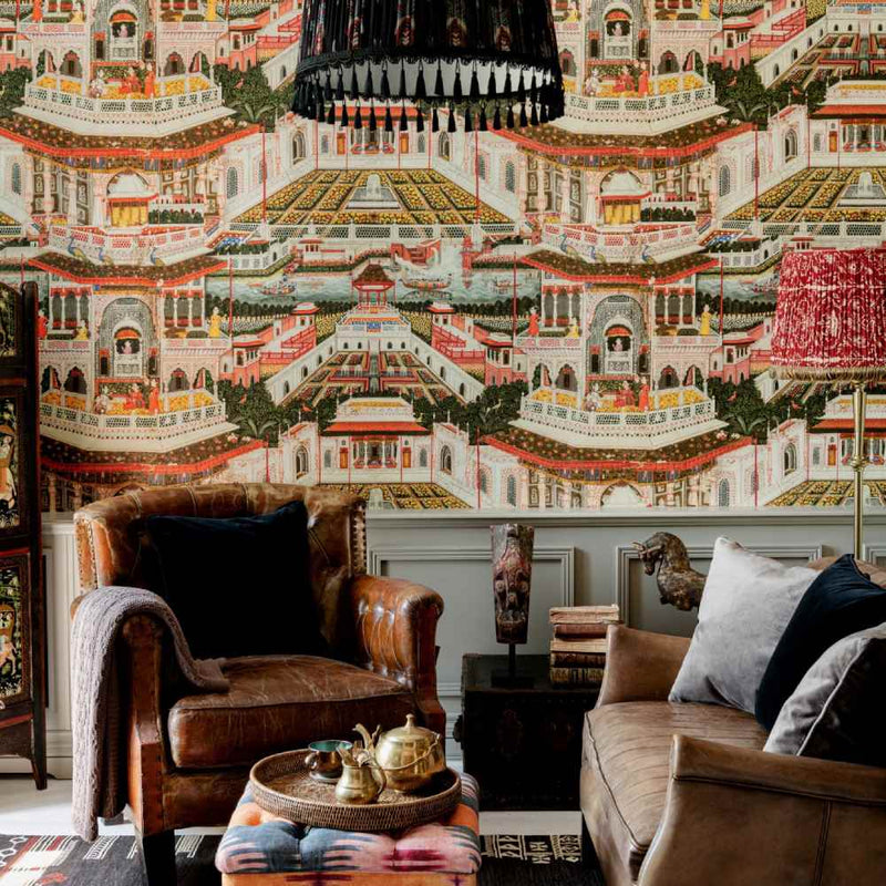 Indian Palace Wallpaper - Set of 3 Rolls - MINDTHEGAP