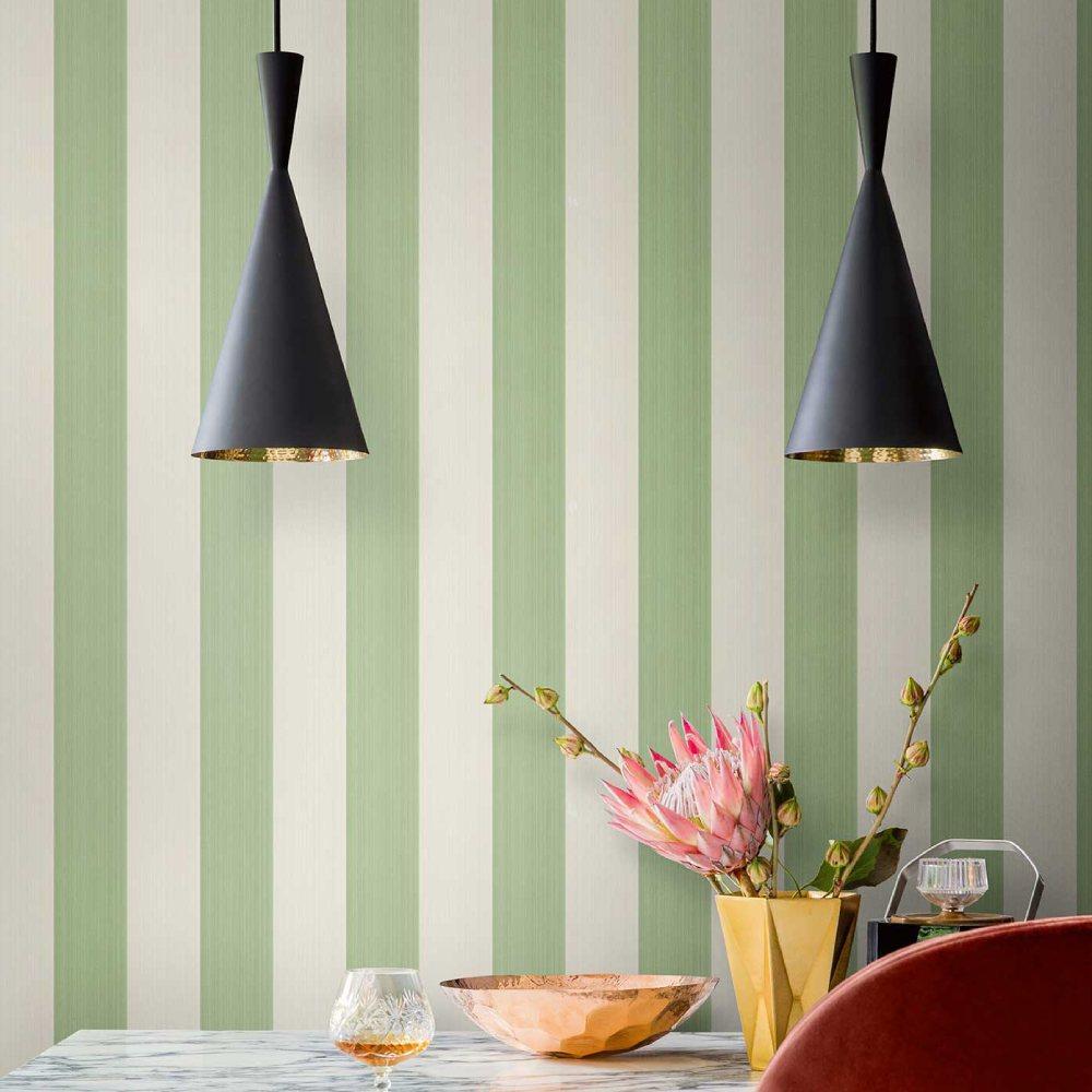 Jaspe Stripe Wallpaper - Marquee Stripes Collection - Cole & Son