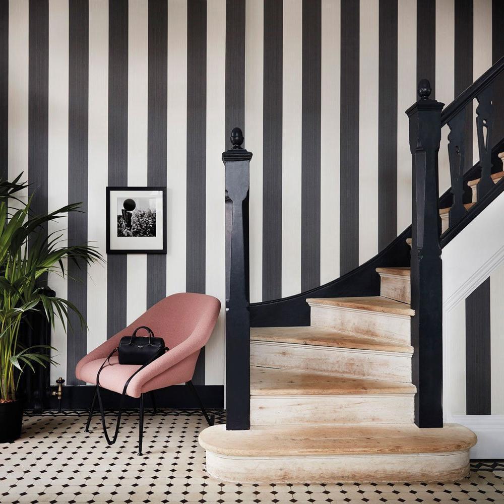 Jaspe Stripe Wallpaper - Marquee Stripes Collection - Cole & Son