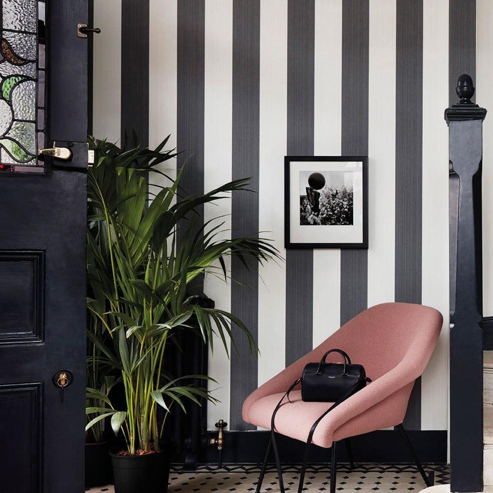 Jaspe Stripe Wallpaper - Marquee Stripes Collection - Cole & Son