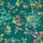 Jewel A Flutter Wallpaper - Teal and Coral - Brand Mckenzie