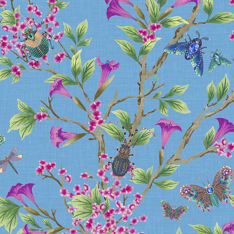 Jewel A Flutter Wallpaper - Topaz - Brand Mckenzie