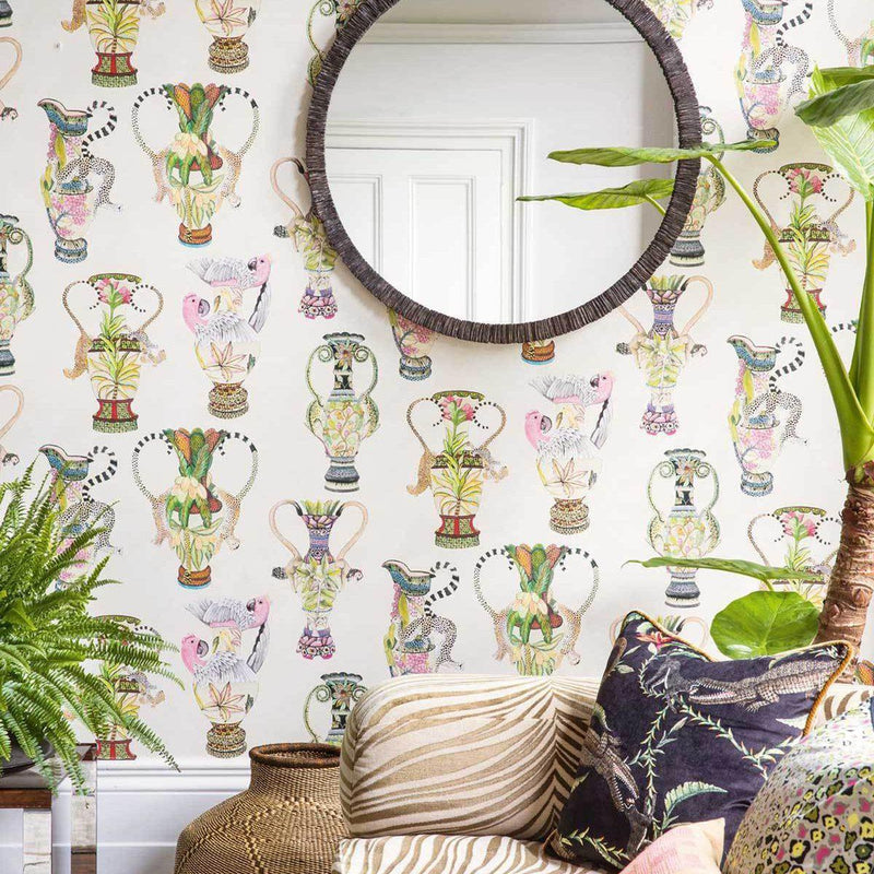 Khulu Vases Wallpaper- Ardmore Collection - Cole & Son