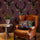 Large Stag Wallpaper - Plum - Graduate Collection