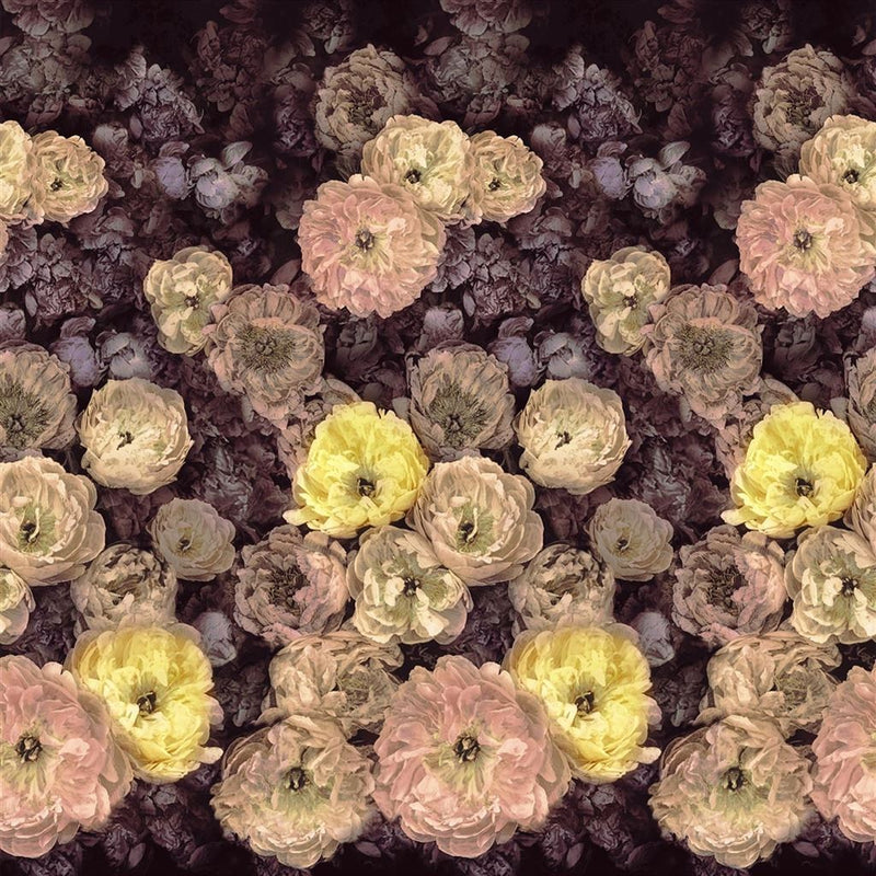 Le Poeme De Fleurs Wallpaper - Rosewood - Designers Guild