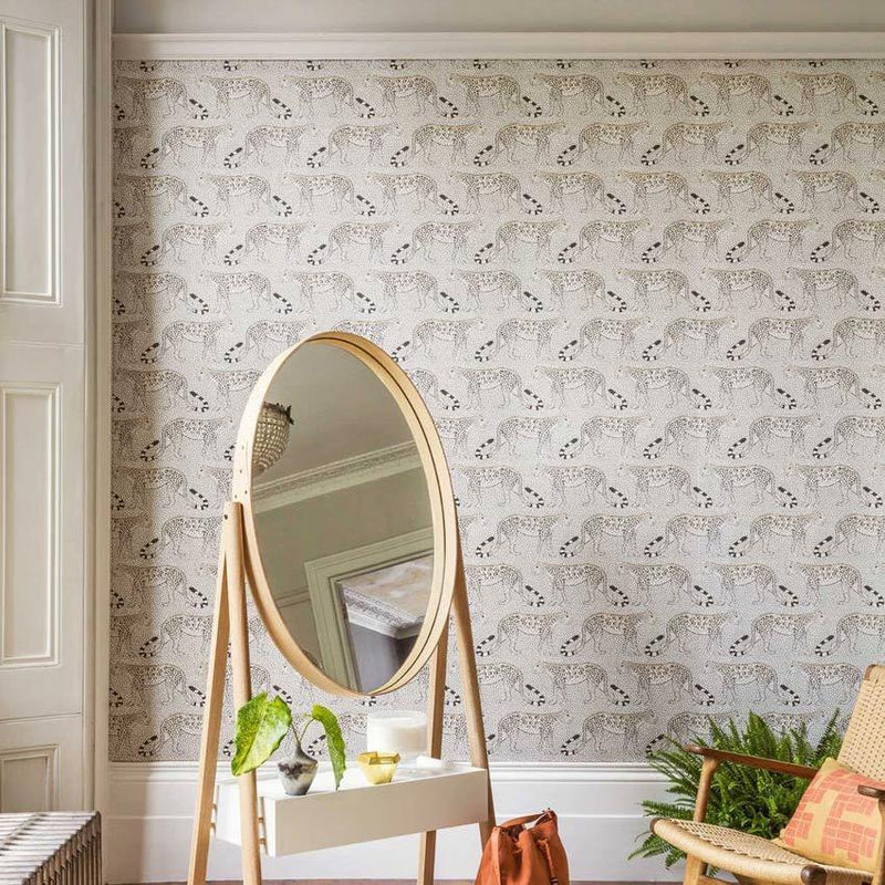 Leopard Walk Wallpaper - Ardmore Collection - Cole & Son