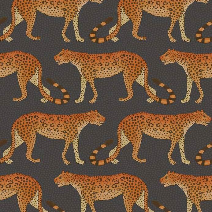 Leopard Walk Wallpaper - Ardmore Collection - Cole & Son