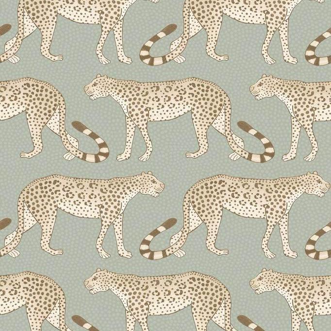 Leopard Walk Wallpaper - Ardmore Collection - Cole & Son