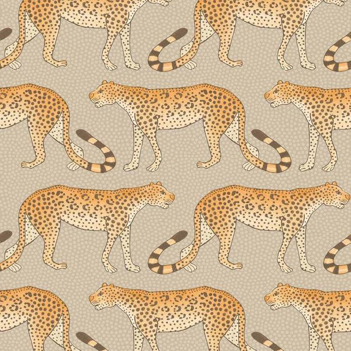 Leopard Walk Wallpaper - Ardmore Collection - Cole & Son