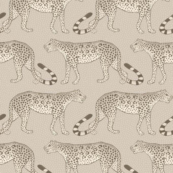 Leopard Walk Wallpaper - Ardmore Collection - Cole & Son