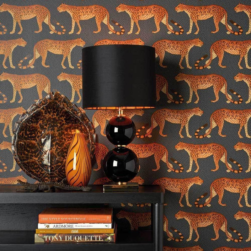Leopard Walk Wallpaper - Ardmore Collection - Cole & Son