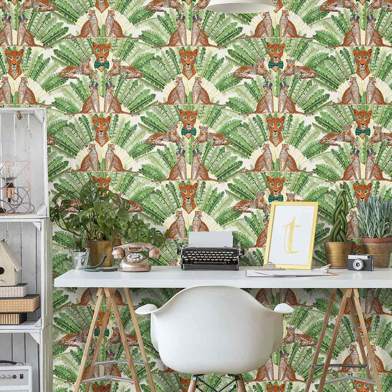 Leopard Wallpaper - Light - Brand Mckenzie