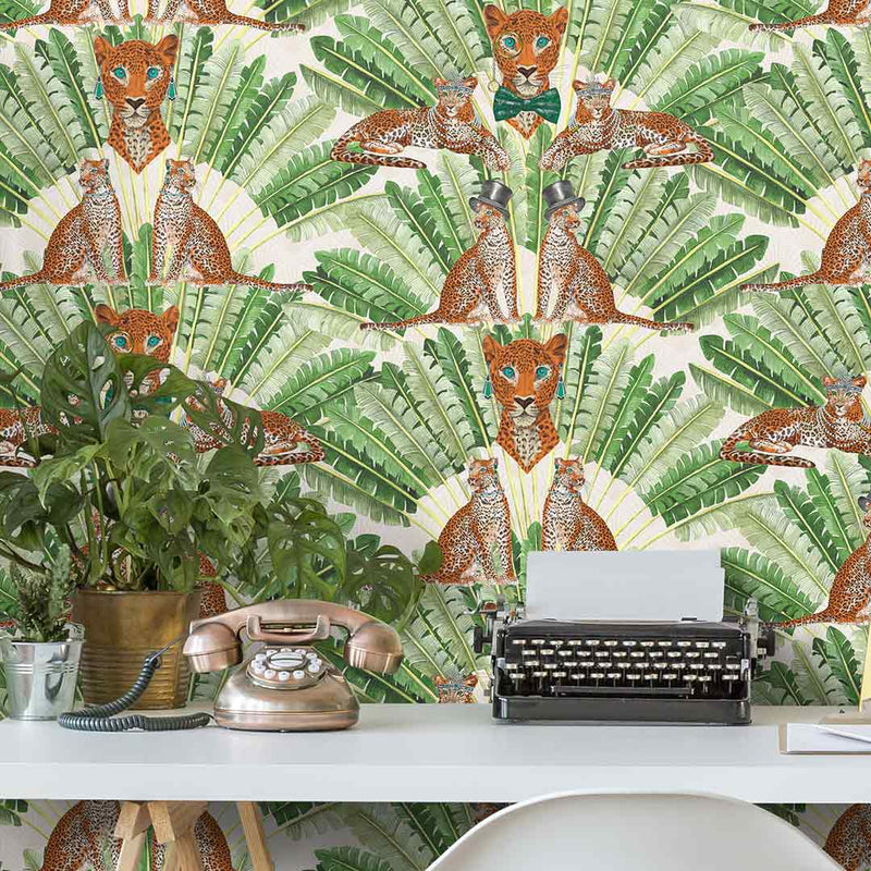 Leopard Wallpaper - Light - Brand Mckenzie