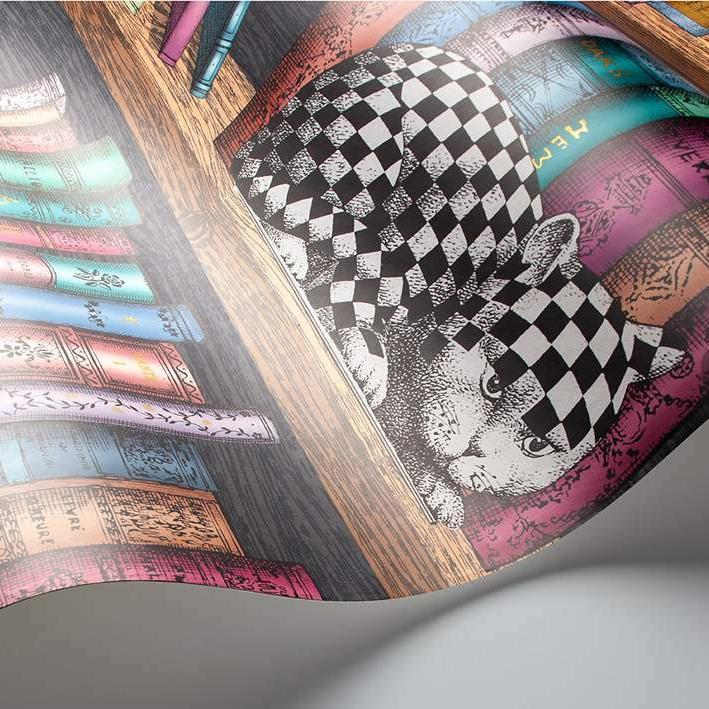 Libreria Wallpaper - Fornasetti Senza Tempo - Cole & Son