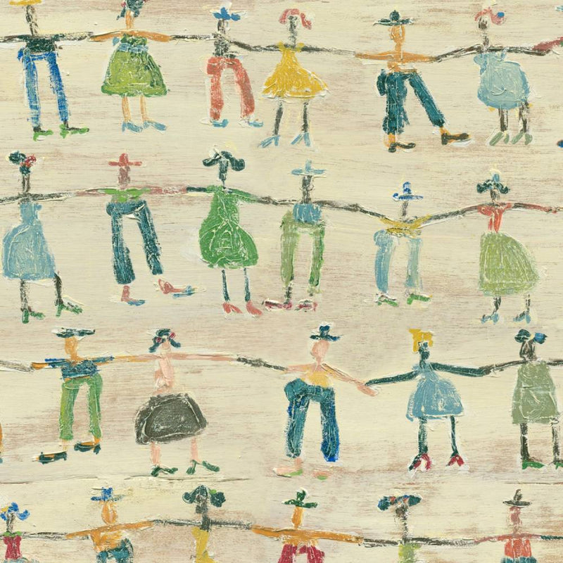 Little People Wallpaper - Set of 3 Rolls - MINDTHEGAP