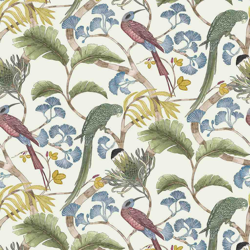 Living Branches Wallpaper- Ivory - Josephine Munsey