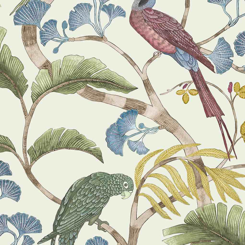 Living Branches Wallpaper- Ivory - Josephine Munsey