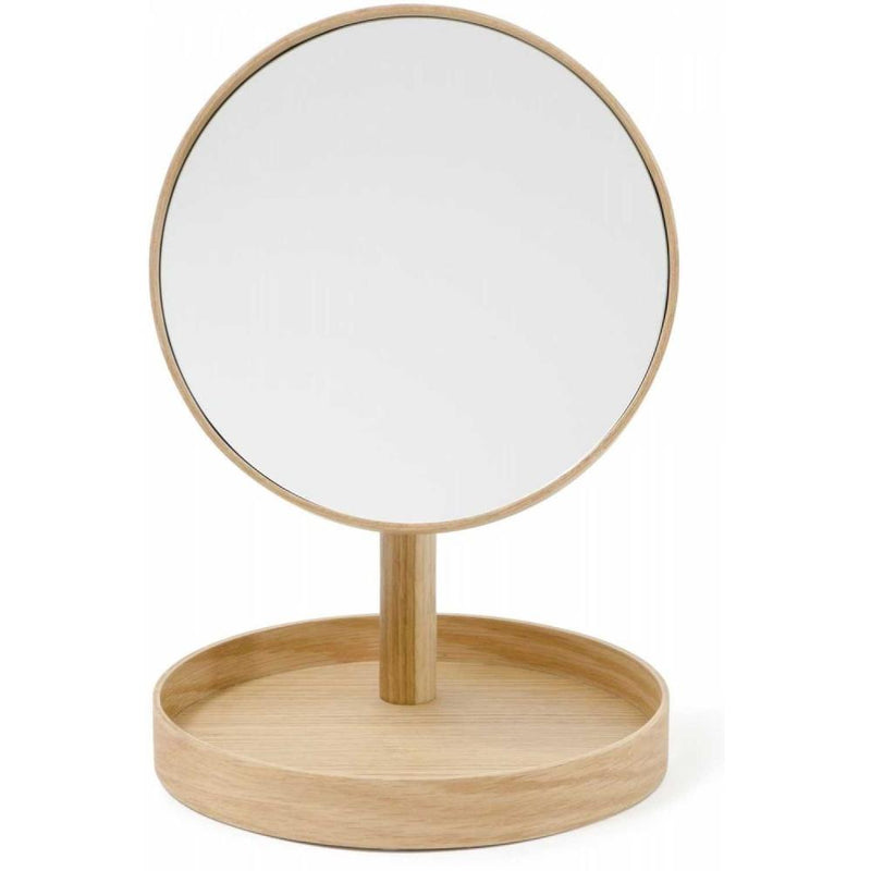 Look Magnify Mirror - Natural Oak