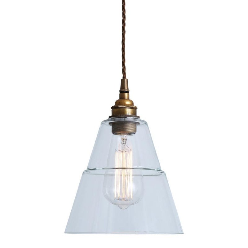 Lyx Clear Glass Pendant Light - Mullan Lighting