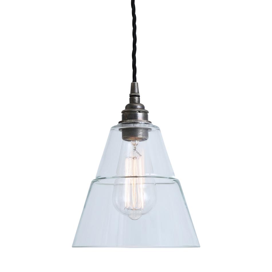 Lyx Clear Glass Pendant Light - Mullan Lighting