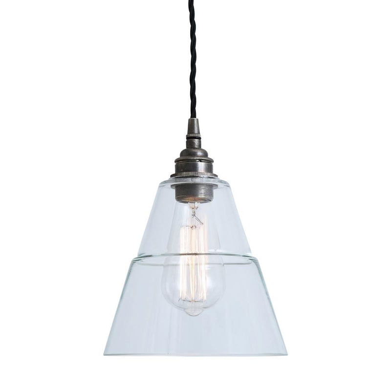 Lyx Clear Glass Pendant Light - Mullan Lighting