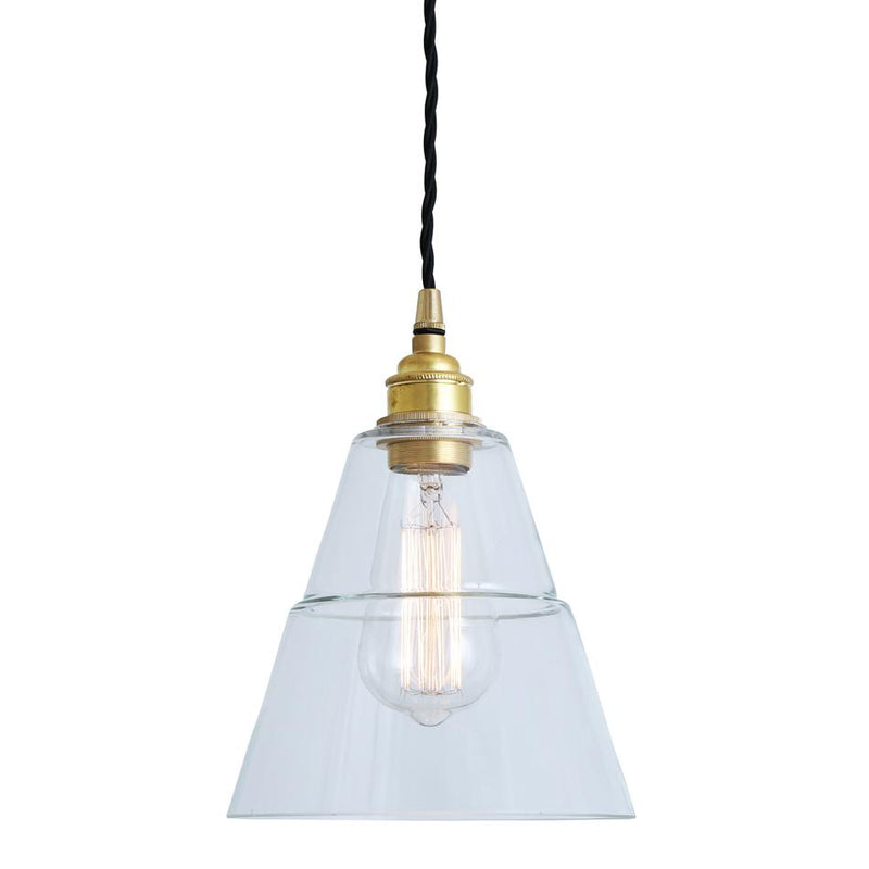 Lyx Clear Glass Pendant Light - Mullan Lighting