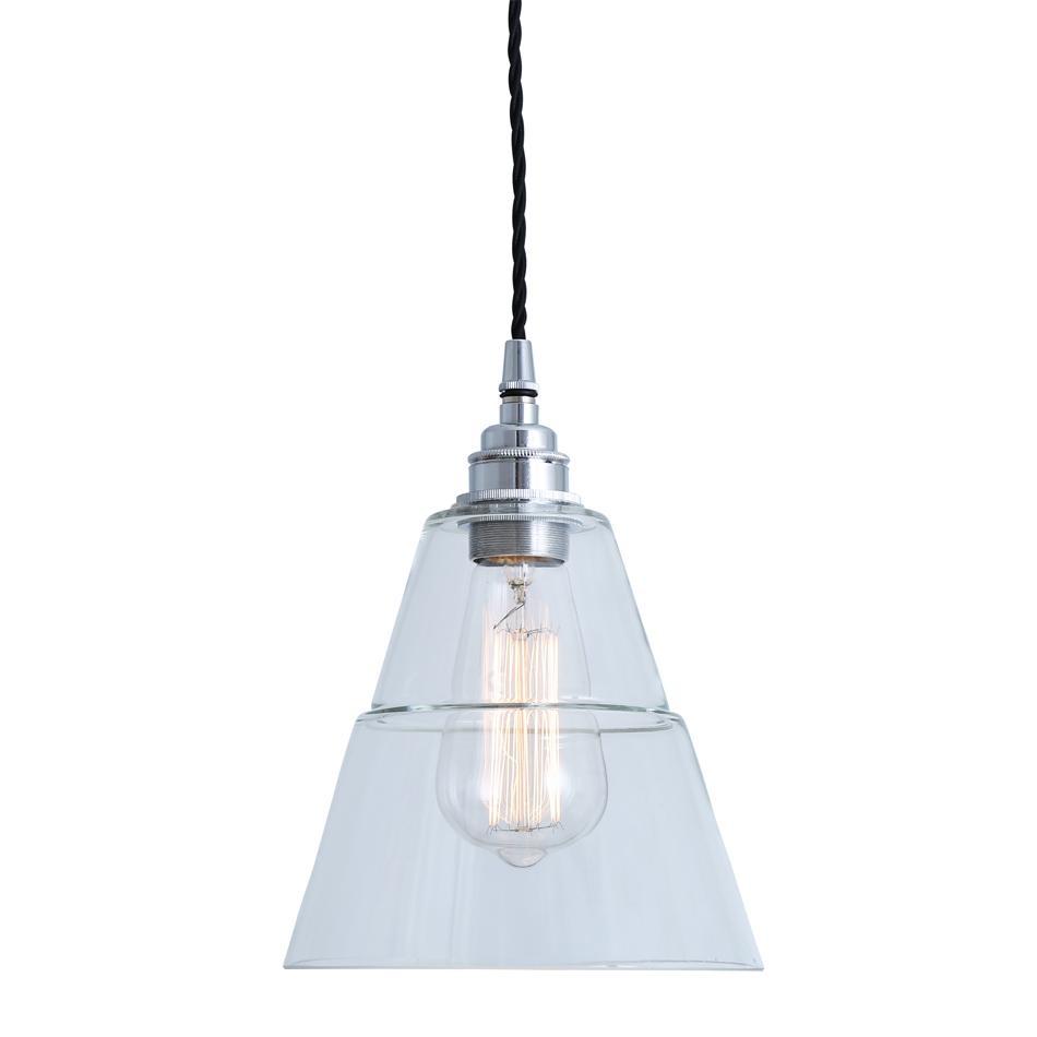 Lyx Clear Glass Pendant Light - Mullan Lighting