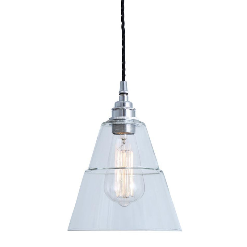 Lyx Clear Glass Pendant Light - Mullan Lighting