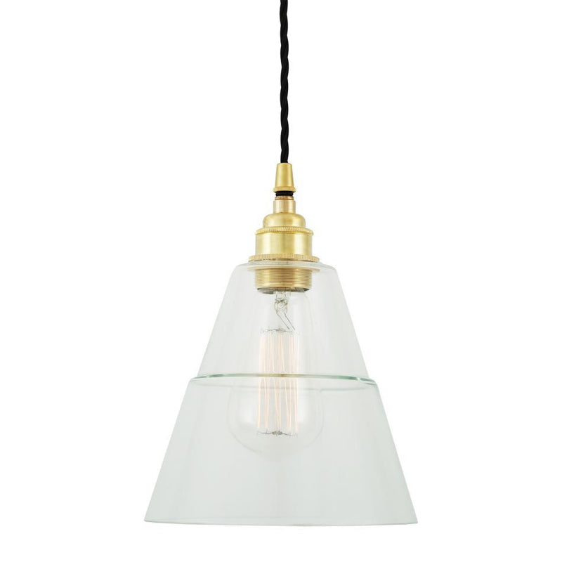 Lyx Clear Glass Pendant Light - Mullan Lighting