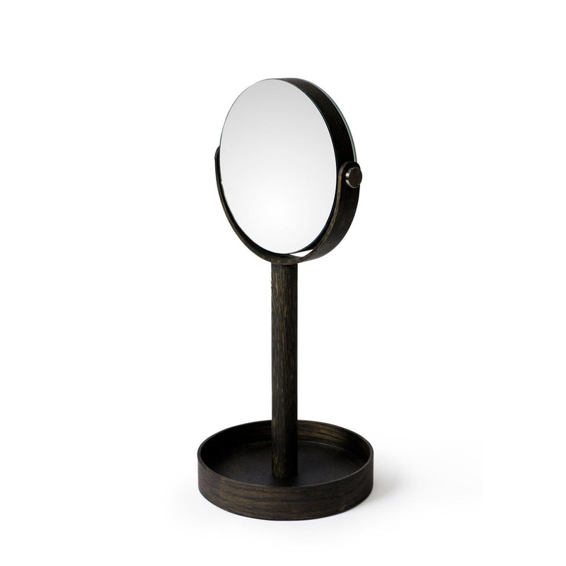 Magnify Mirror Close-Up - Dark Oak