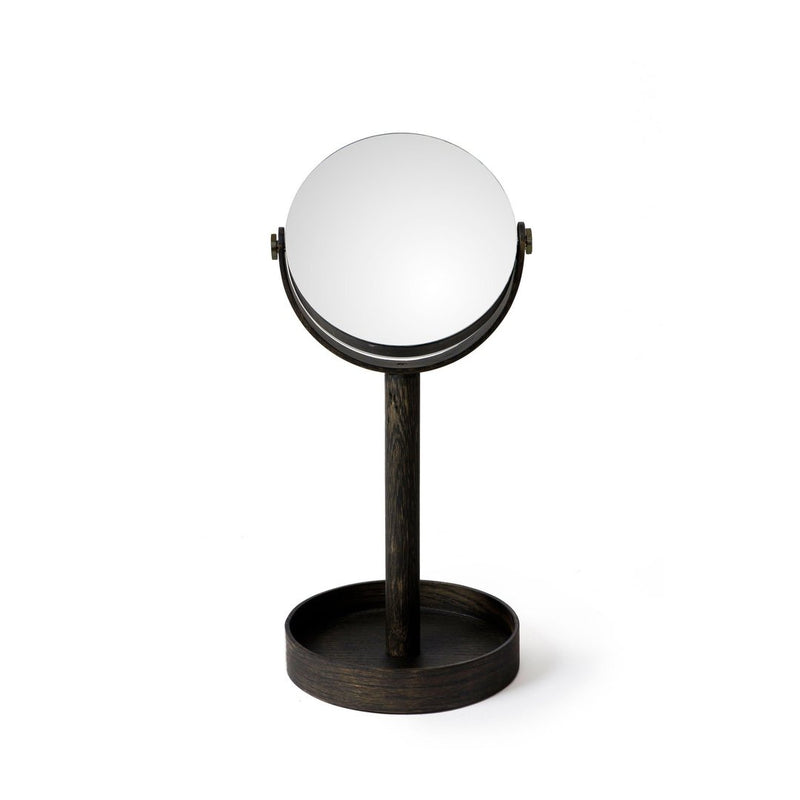 Magnify Mirror Close-Up - Dark Oak