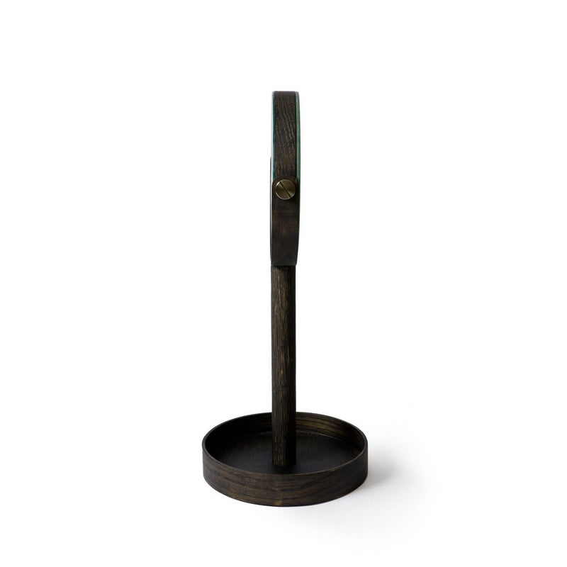 Magnify Mirror Close-Up - Dark Oak