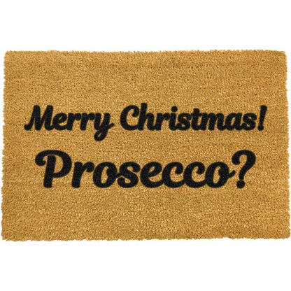Merry Christmas! Prosecco? Doormat