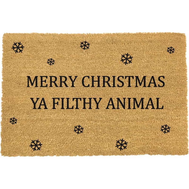 Merry Christmas Ya Filthy Animal Doormat