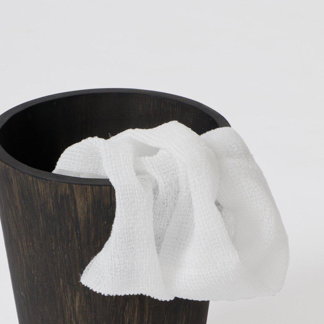 Mezza Round Bin - Dark Oak