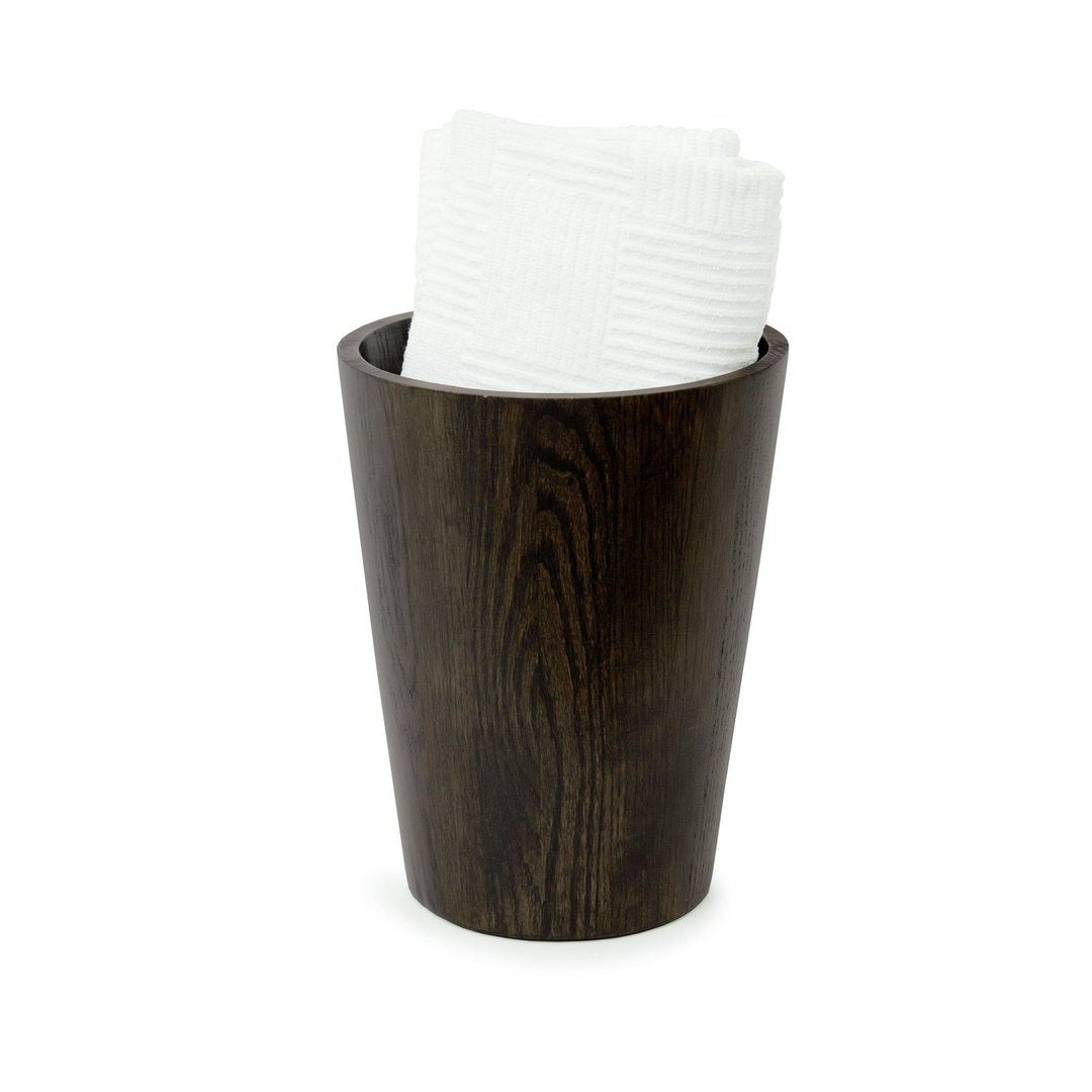 Mezza Round Bin - Dark Oak