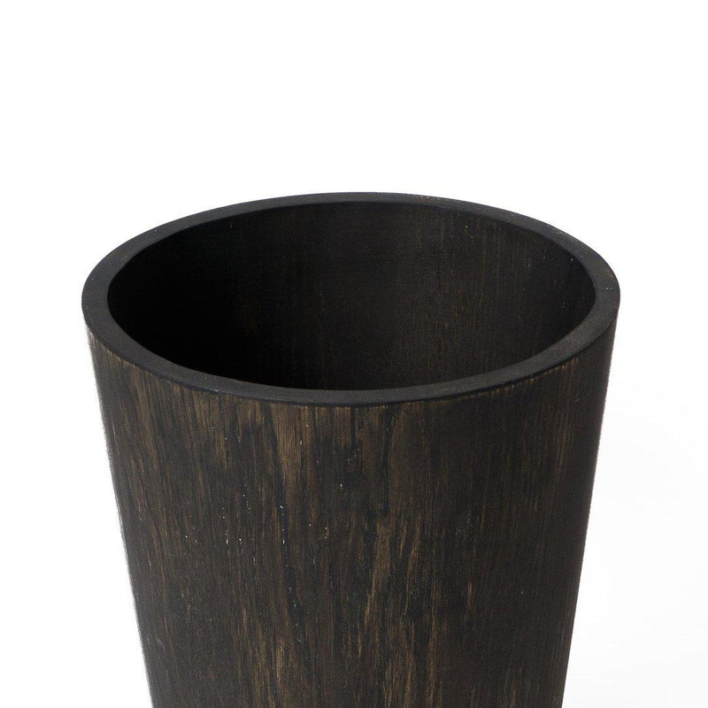 Mezza Round Bin - Dark Oak