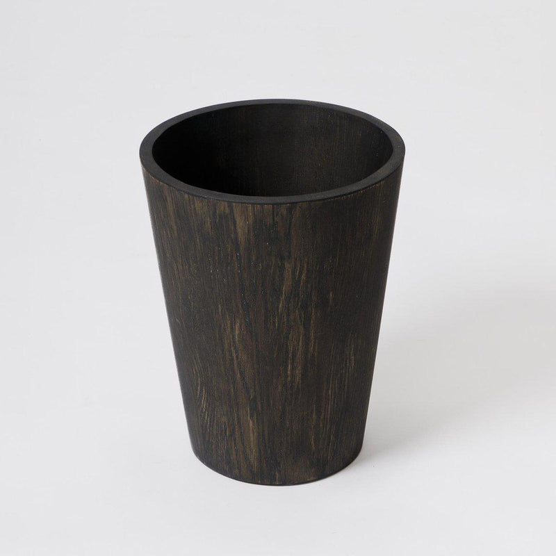 Mezza Round Bin - Dark Oak