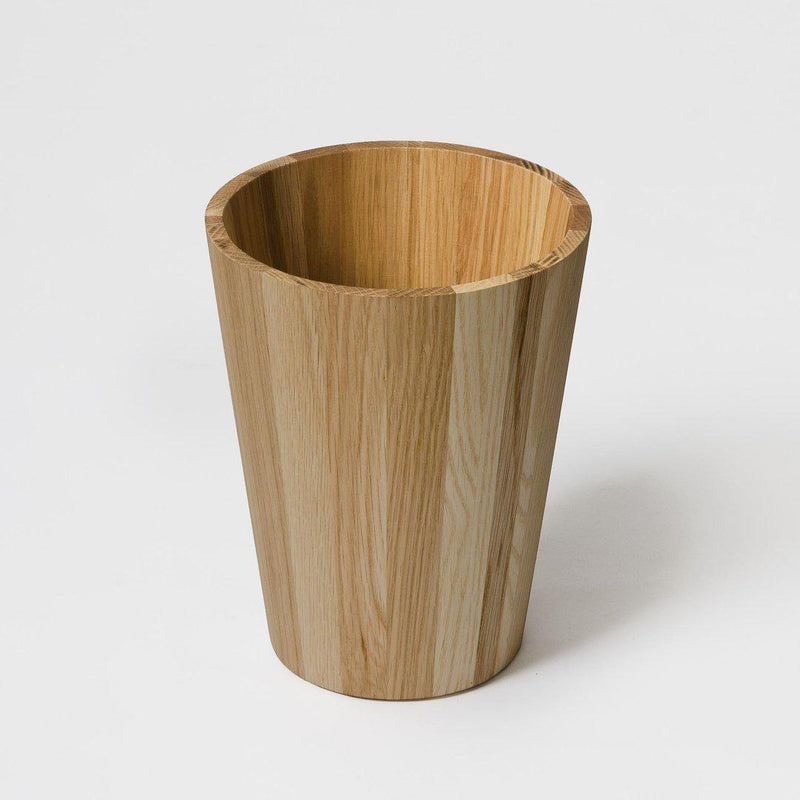 Mezza Round Bin - Natural Oak