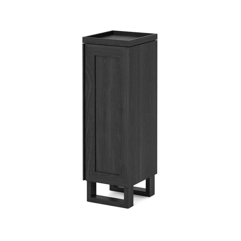 Mezza Tallboy Bathroom Cabinet - Dark Oak