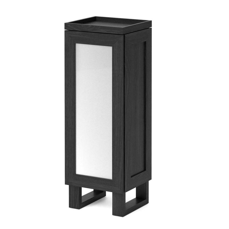 Mezza Tallboy Bathroom Cabinet - Dark Oak