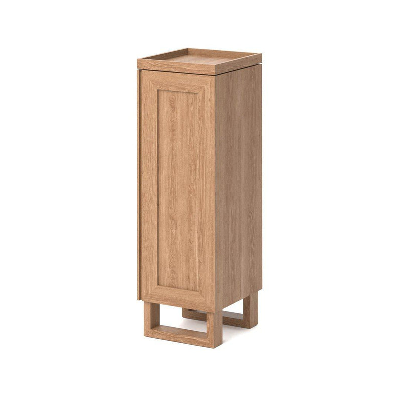 Mezza Tallboy Bathroom Cabinet - Natural Oak